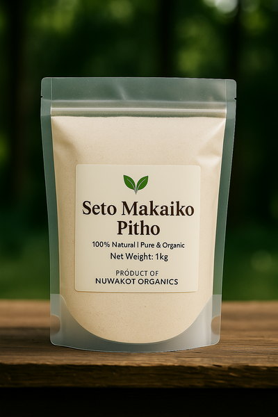 Seto Makai Ko Pitho (सेतो मकैको पिठो)